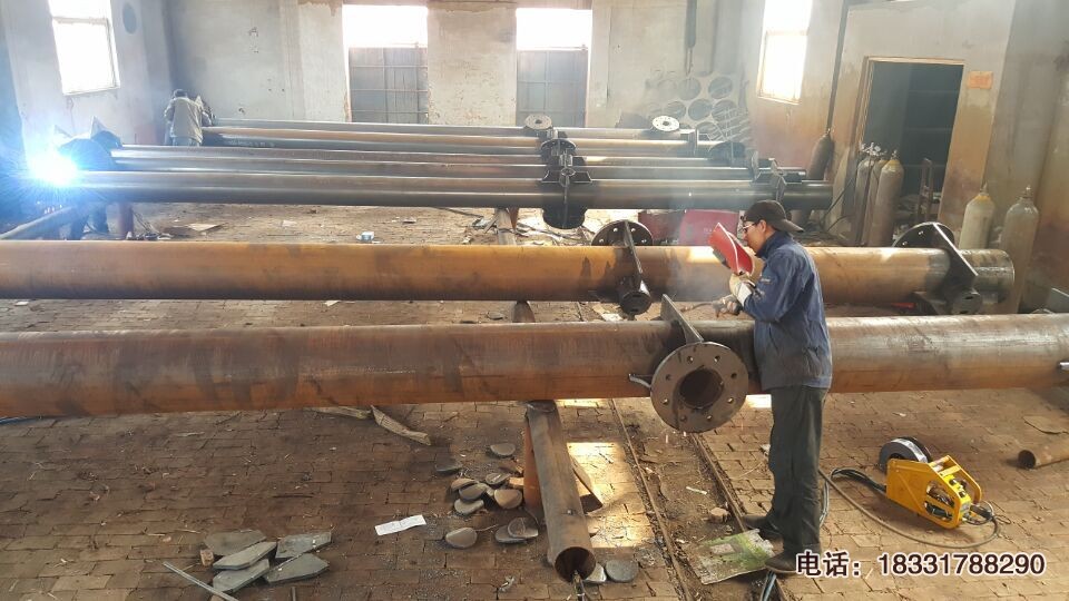 標(biāo)志桿焊接流程